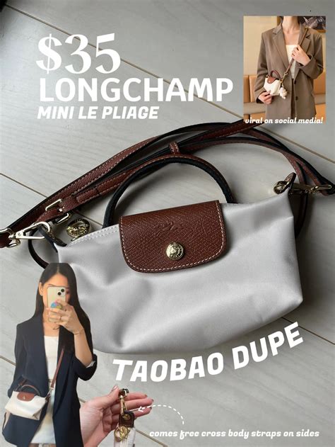 longchamp mini dupe